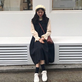 ORDER SET YẾM DÀI + ÁO SƠMI ULZZANG