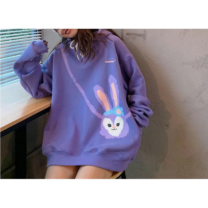 Áo Khoác Hoodie Dáng Rộng Phong Cách Thái Lan Cá Tính Cho Nữ