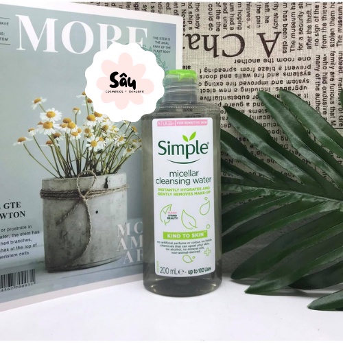 Nước tẩy trang Simple Kind to Skin Micellar Cleansing Water | BigBuy360 - bigbuy360.vn