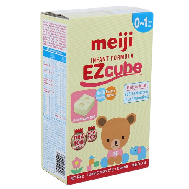 (Đổi quà khi mua sữa ) sữa meiji 16 thanh số 0,9 cho bé