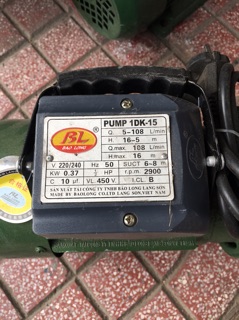 Máy bơm nước ly tâm Bảo Long 370w