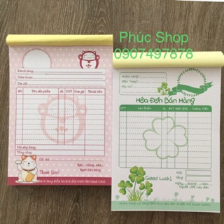 Hoá Đơn Bán Lẻ Cute