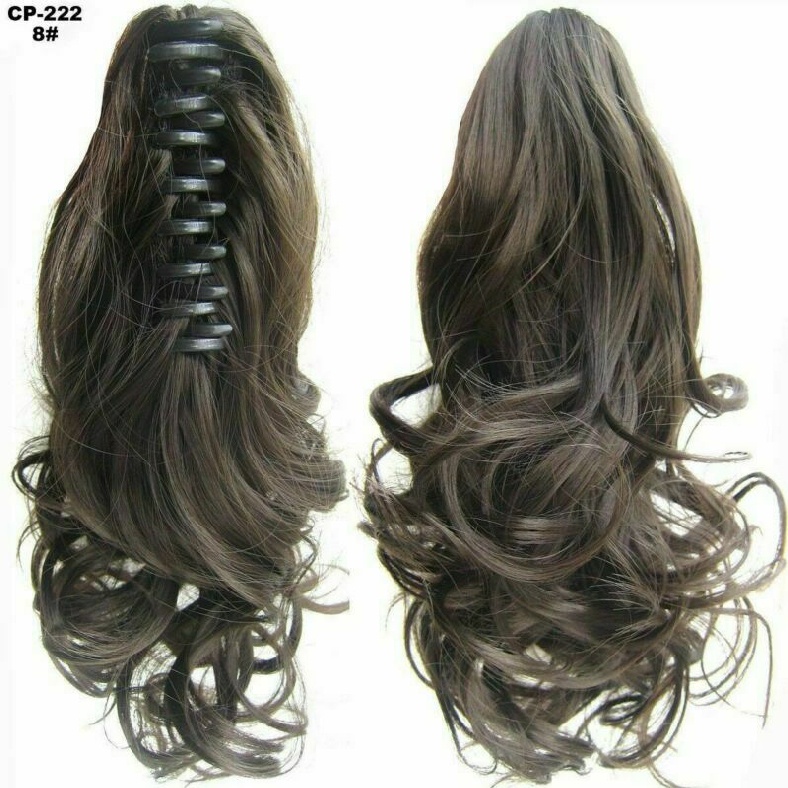 Claw Clip On Ponytail Hair Extension Curly Thick Long Natural Looking Hair