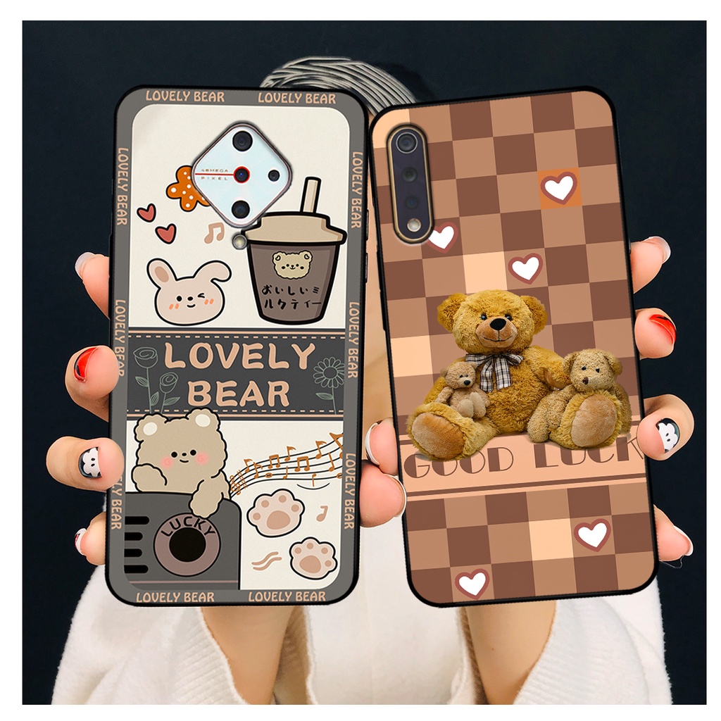 Ốp lưng Vivo S1 - Vivo S1 Pro in hình gấu bear dễ thương, bền đẹp
