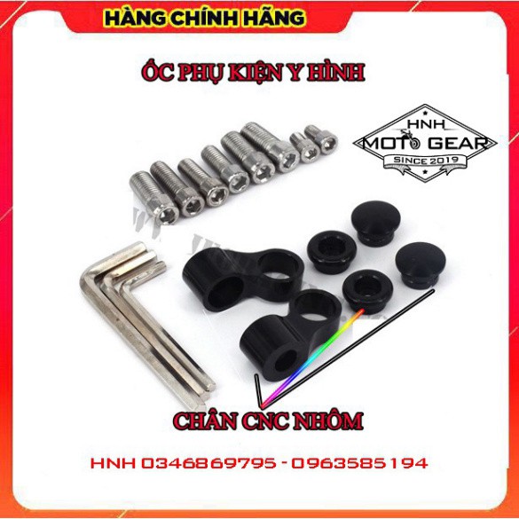 Gương Xe Máy Chính Hãng Rizoma 5 Cạnh - 1 Chiếc Trái