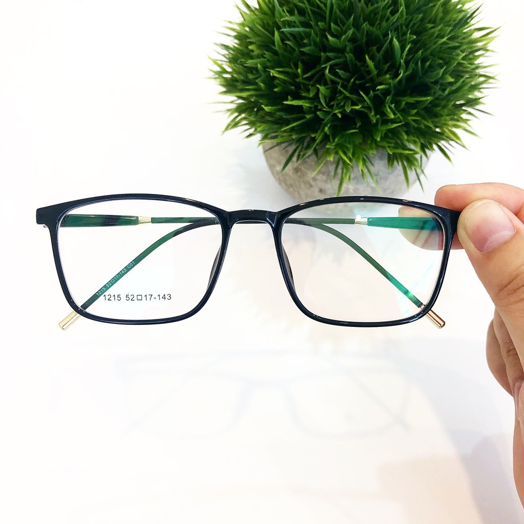 Gọng kính cận kim loại bọc nhựa dáng mảnh Glasses Garden 1215  thời trang nam nữ- Có lắp mắt theo yêu cầu