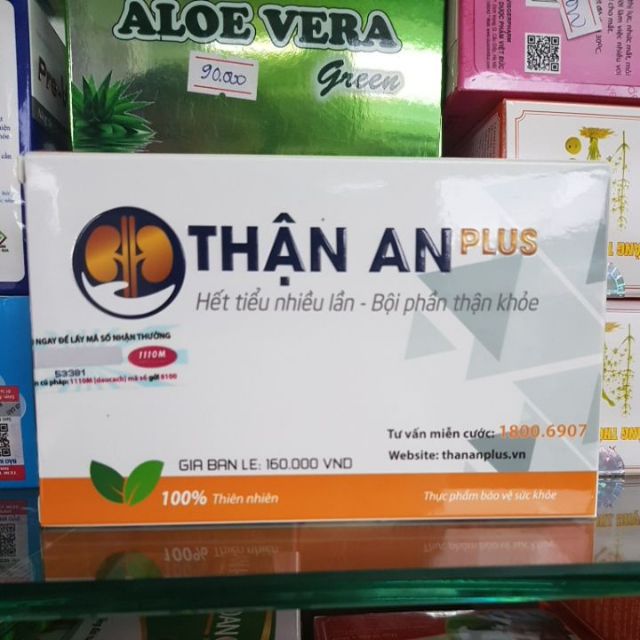 Thận an plus hộp 20 viên