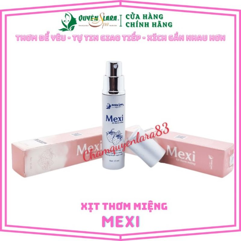 [chính hãng] xịt thơm miệng  Quyên lara 15ml Vị dâu