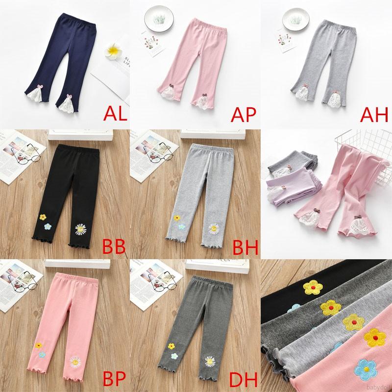 Girl Bow Trousers Child Girls Pants Kids Cute Cotton Pants Autumn Warm Casual Fashion Trousers Leggings