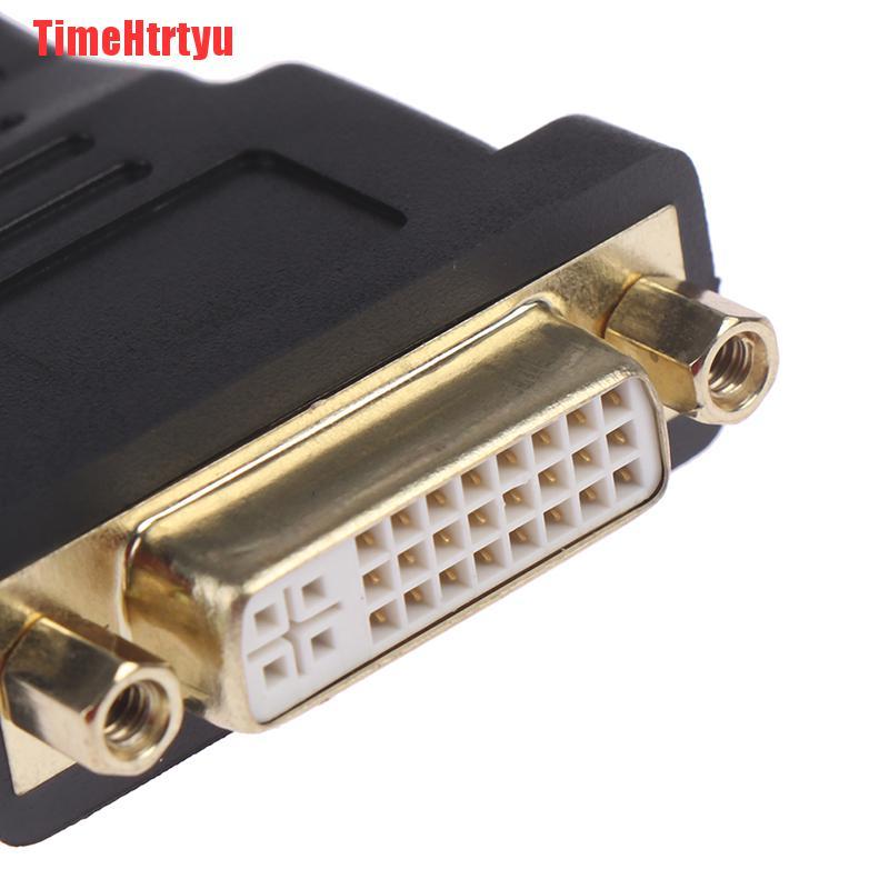 Đầu Chuyển Đổi Timehttyu Dvi-D Dual Link (24 + 5 Pin) Female Sang Hdmi Male Cho Lcd Hdtv