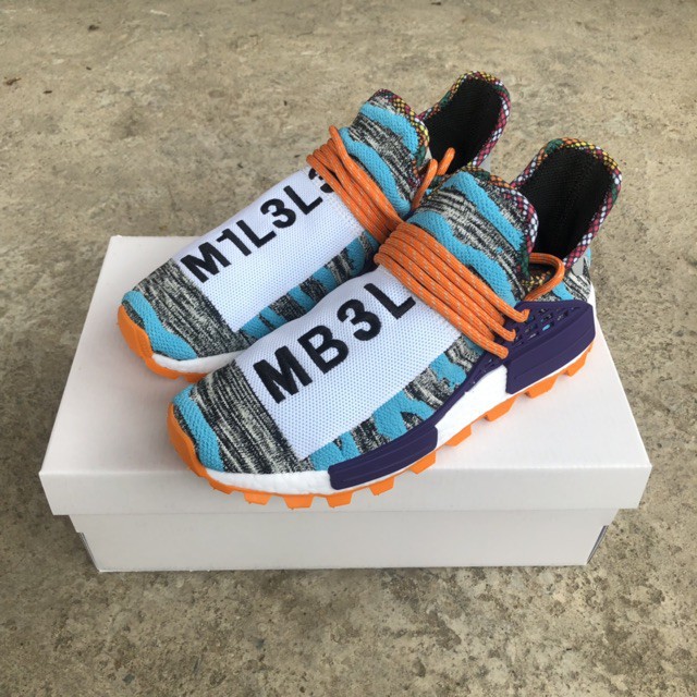 Giày Thể Thao NMD HUMAN RACE Xanh Nhiều Màu _Giaysneaker