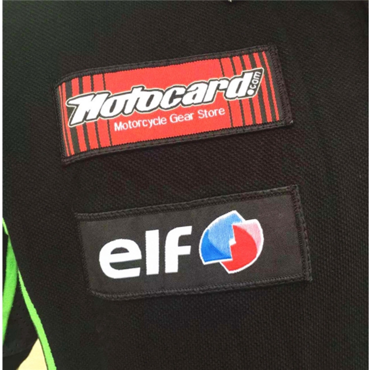 Áo thun polo tay ngắn cho người đi xe Kawasaki