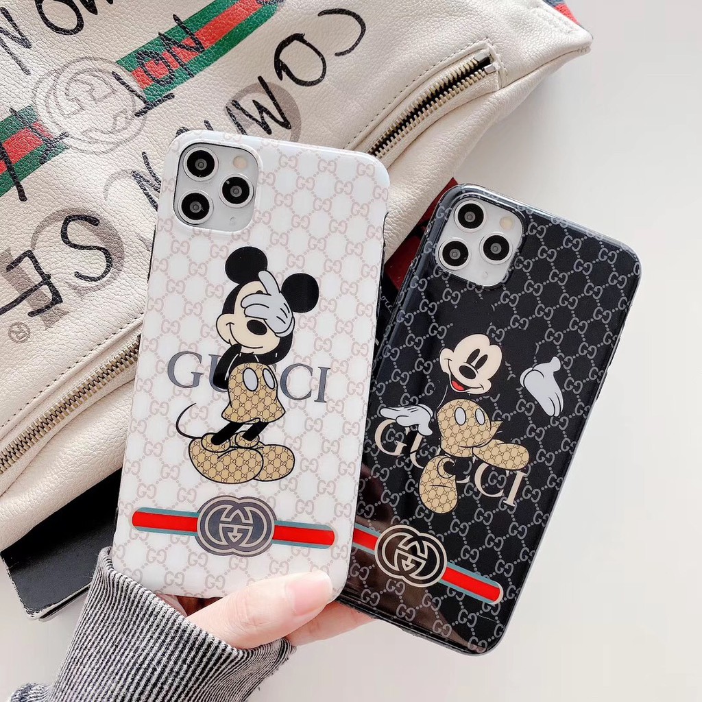 Ốp Điện Thoại Mềm Nhám Hình Chuột Mickey Cao Cấp Cho IPhone12 12ProMax 12Mini IPhone11 X XS XR XSmax 7+ 8 8+ | BigBuy360 - bigbuy360.vn