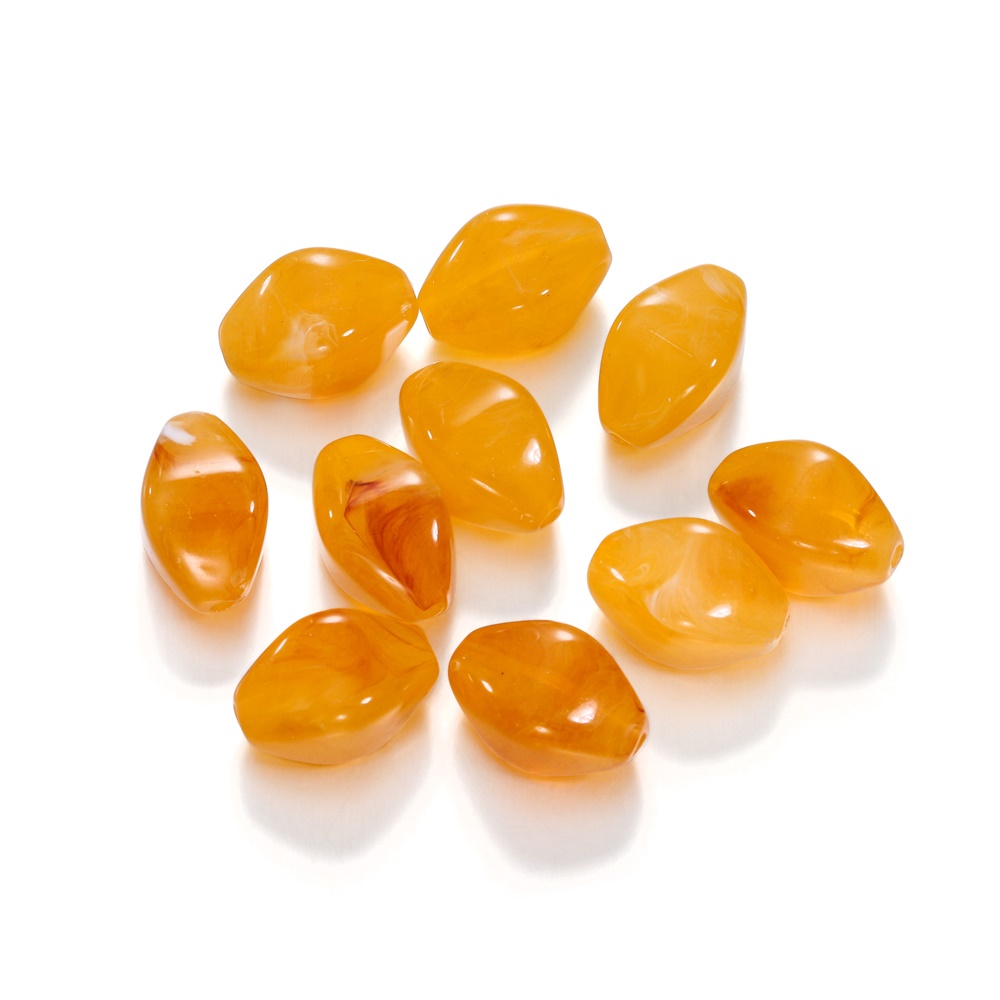 30 Hạt Xỏ Lỗ 12 * 18mm Để Làm Trang Sức