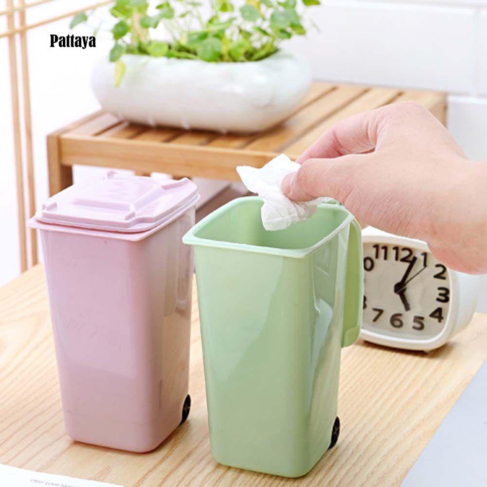 Thùng Rác Mini Hình Thùng Rác Sáng Tạo