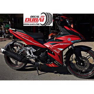 Tem Trùm Exciter 150 Đỏ Nhám RC