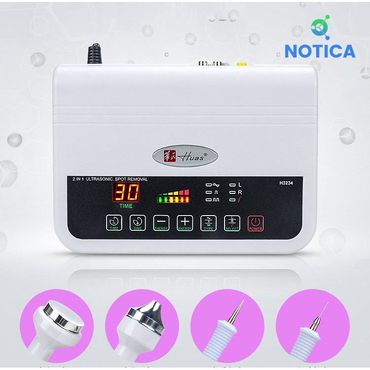 MÁY HÚT CHÌ 2 IN 1 HÚT CHÌ HUAS-ĐỐT NỐT RUỒI,MỤN THỊT TÀN NHANG-H3234