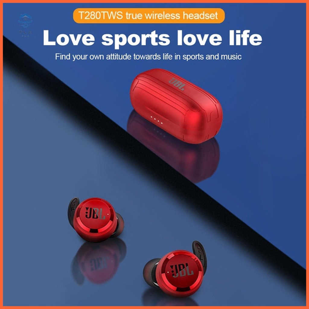 Tai Nghe Không Dây JBlT.280 tws forJbl T280 Kèm Hộp Sạc 2022 Tiện Dụng