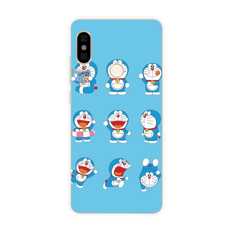 Ốp lưng TPU mềm Xiaomi Redmi Note 4 4X 5A Prime 5 6 Pro Doraemon hoa văn