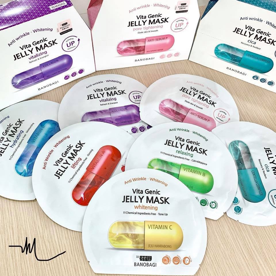 Mặt Nạ Bổ Sung Vitamin thần thánh Victa Genic BANOBAGI 30ml - Family Cosmetics