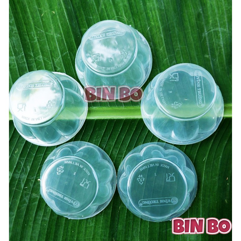 Khuôn bánh flan hình bông hoa có nắp Vĩnh Trường hộp bánh flan hình bông