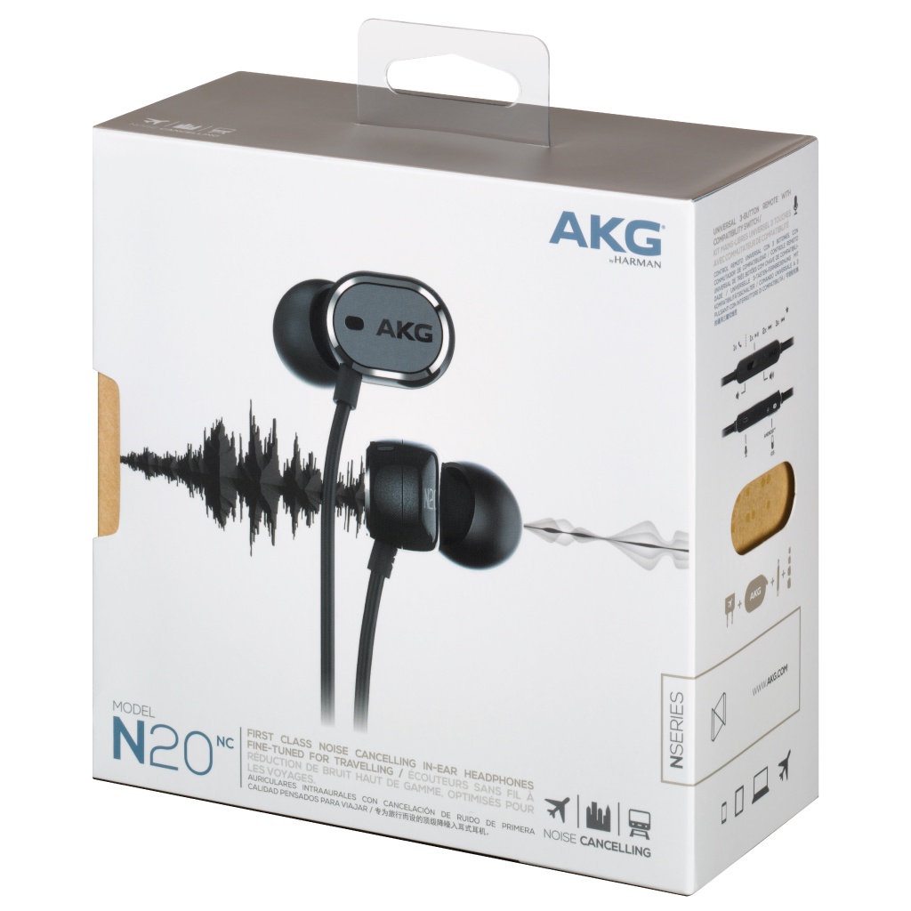 Tai Nghe Nhét Cao Cấp Tai Hi-Res AKG N20NC - Chính Hãng PGI