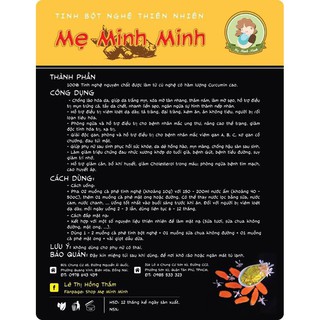 Tinh bột nghệ (500gr)