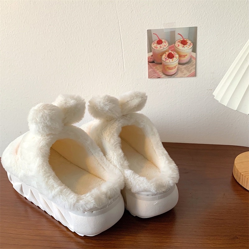 DÉP LÔNG CON THỎ ĐÁNG YÊU ĐẾ CAO BÁNH MÌ