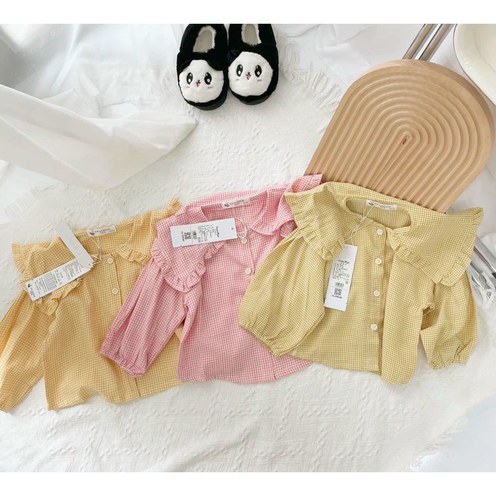 Áo sơ mi xuất hàn cho bé gái cực xinh