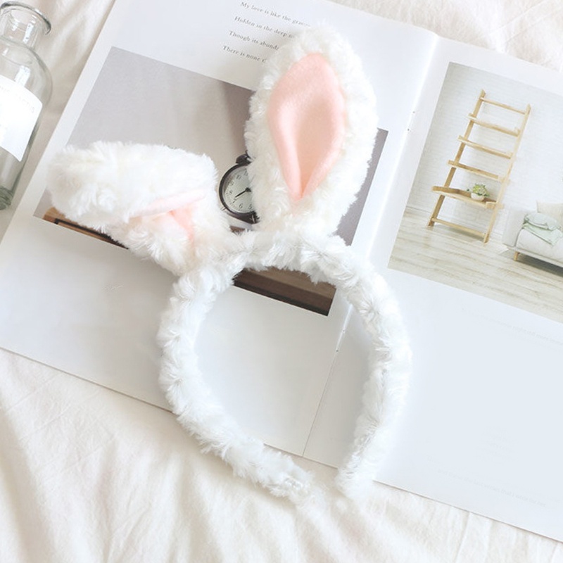 ✿ Băng Đô Tai Thỏ Phối Lông Dễ Thương