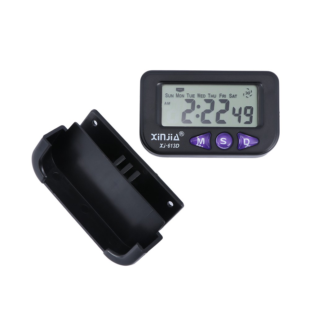 Đồng hồ điện tử báo thức có màn hình LCD nhỏ gọn 72 *44*27mm mang đi
