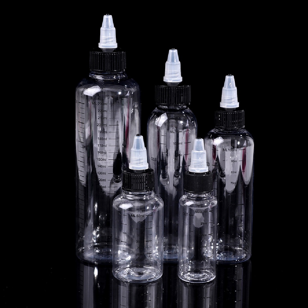Chai Nhựa Rỗng 30ml - 250ml Đựng Mực In Màu