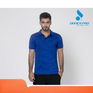 [DONEX 2019] ÁO THỂ THAO TENNIS DONEX PRO SPORT 2019 NAM MC-8986 - XANH BÍCH PHỐI ĐEN