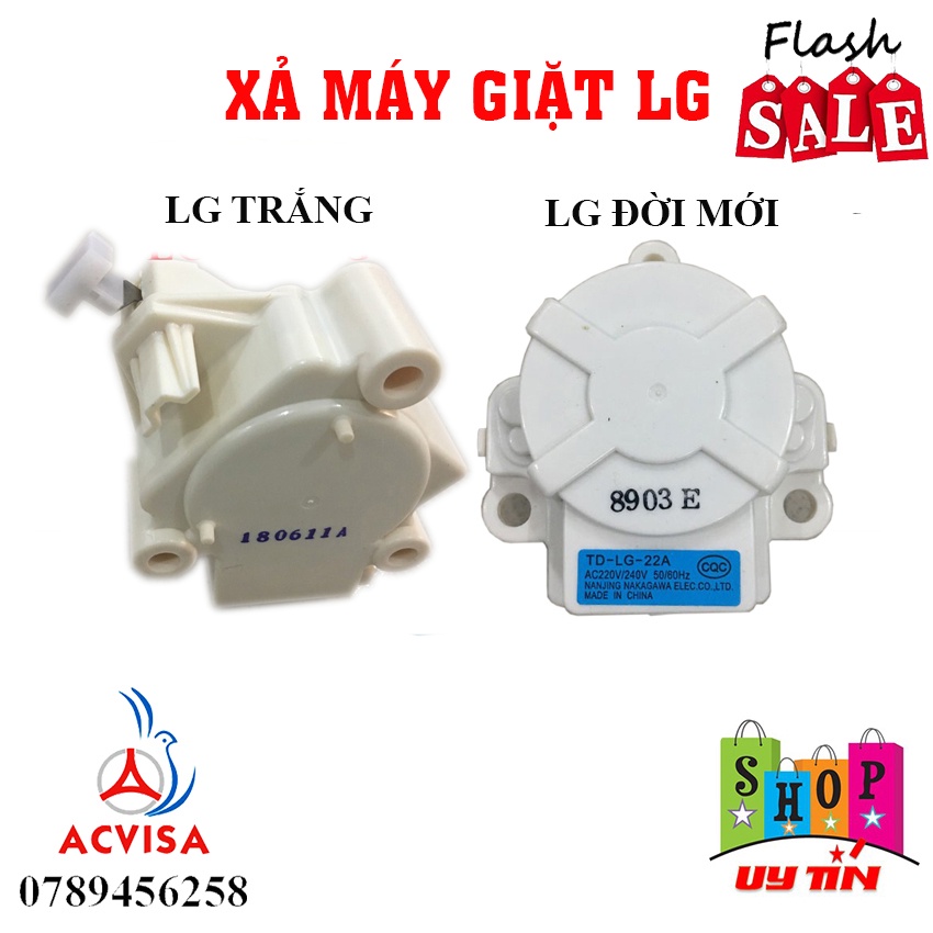 Xả Máy Giặt LG (Đời Cũ; Đời Mới)