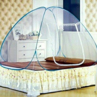 Màn/mùng chụp tự bung cao cấp 1m6 x 2m , 1m8 x 2m mẫu mã đẹp vải dày
