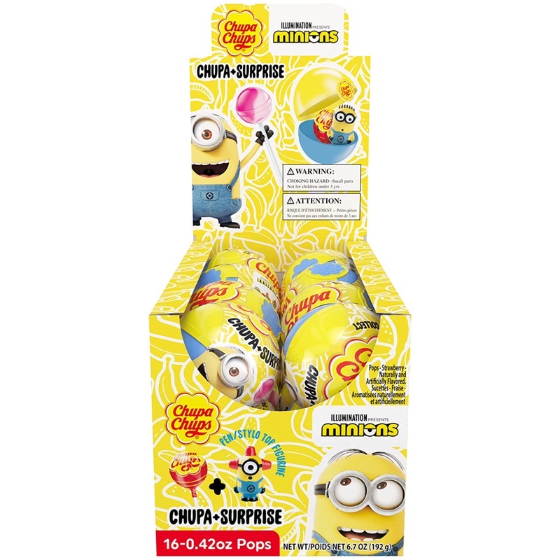 Hộp kẹo CHUPA CHUPS MINIONS 16 CÁI