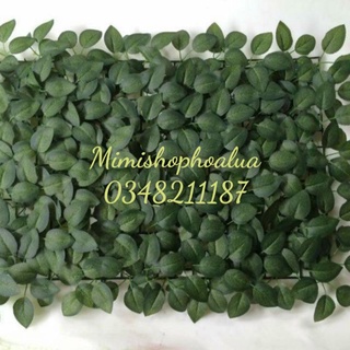 Thảm cỏ nhân tạo - vỉ lá hồng kích thước 40x60cm