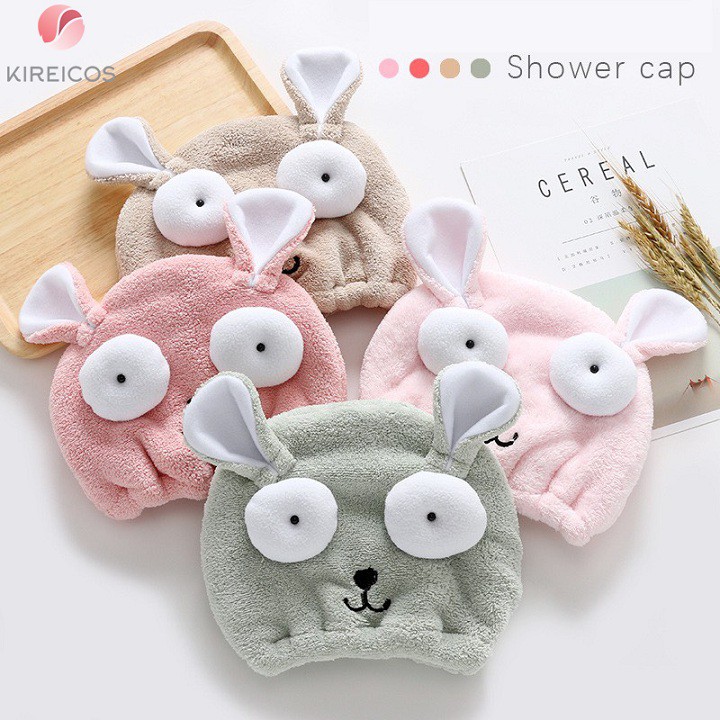 Mũ Trùm Ủ Tóc Nhanh Khô Đủ Hình Siêu Cute Cho Bé Size 20*27cm