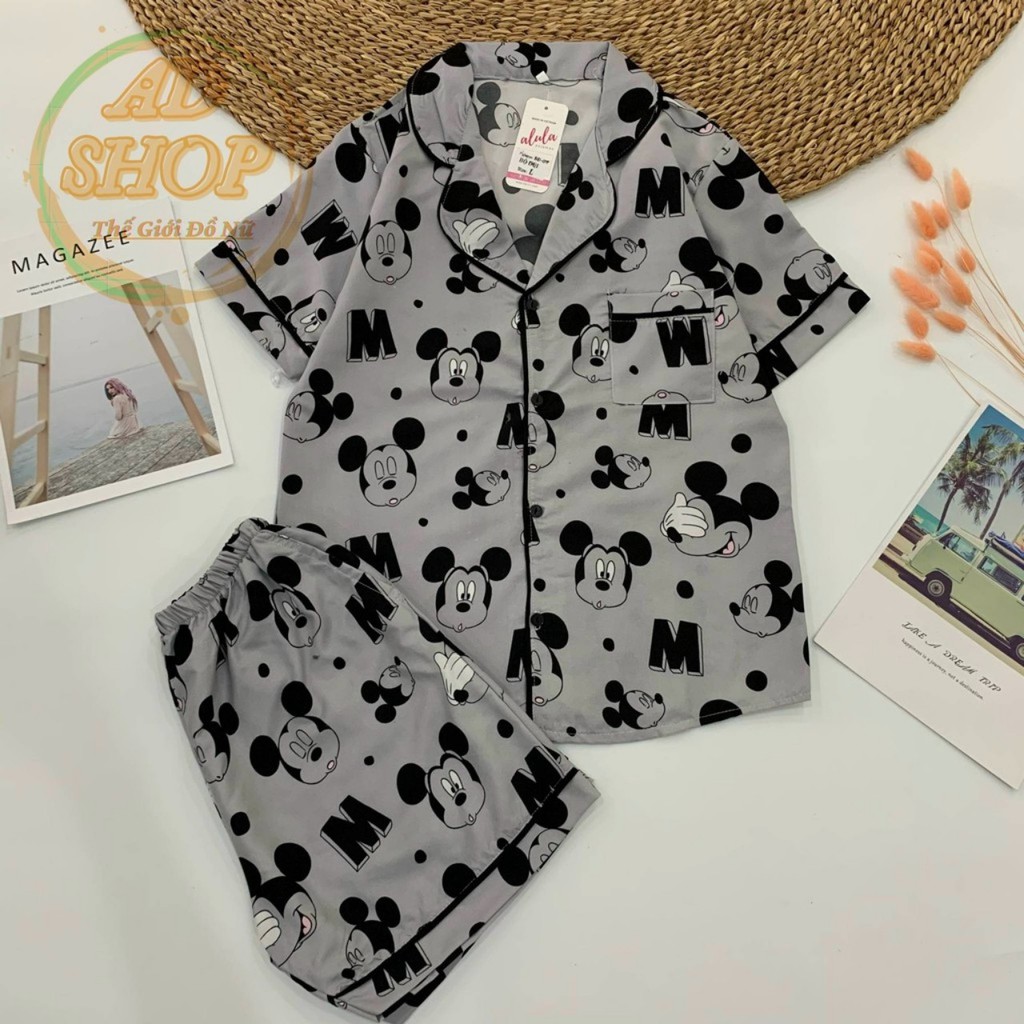 [Pijama cộc đùi Nữ] Đồ ngủ, đồ mặc nhà chất kate thái loại 1 chất đẹp siêu mềm, không nhăn(ảnh thật + video)