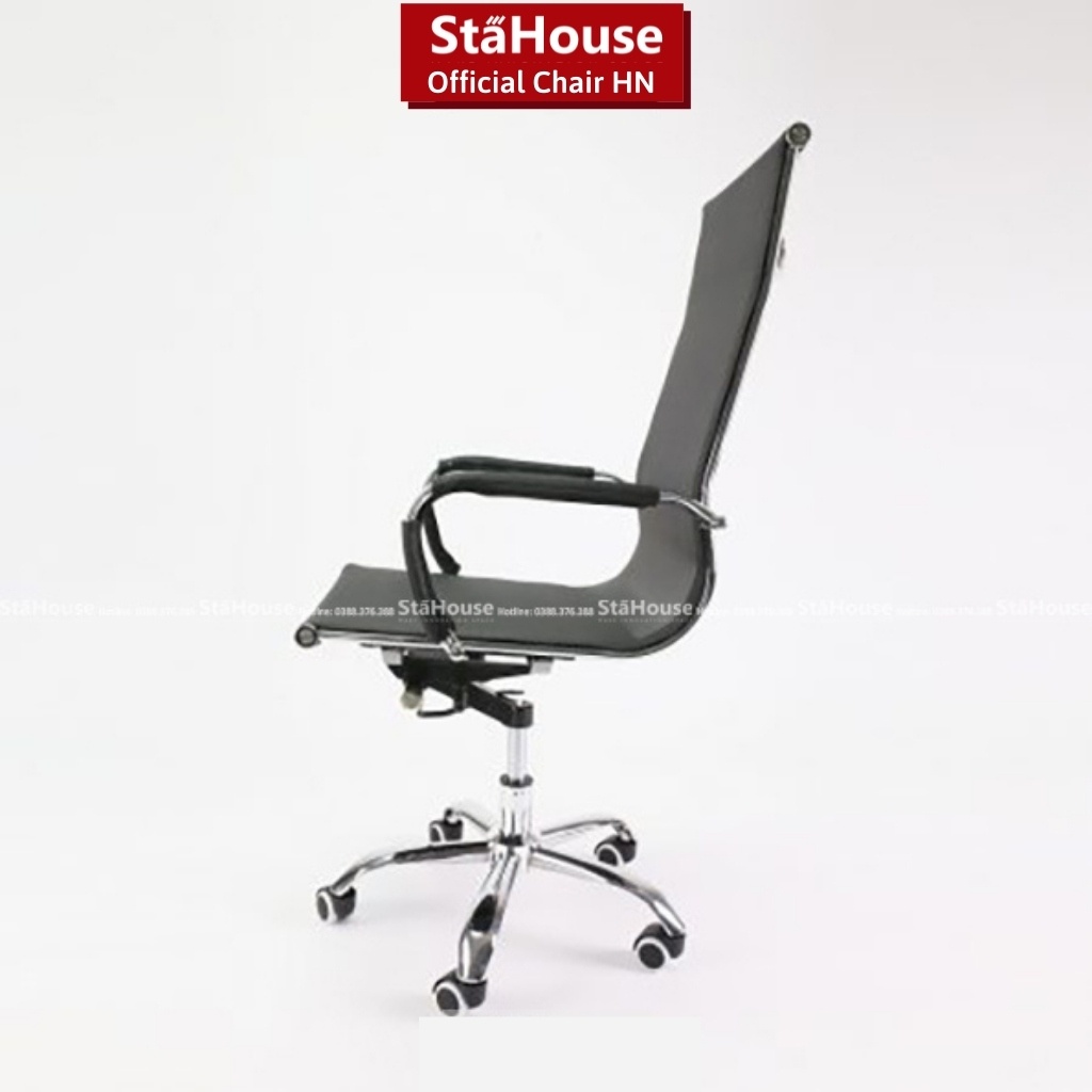 Ghế Văn Phòng Lưng Lưới Chân Xoay GX205-206, Ghế Làm Việc Stahouse Official Chair HN