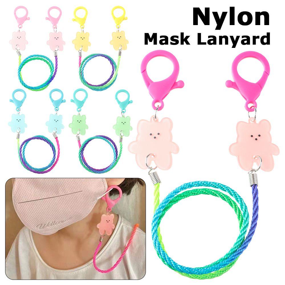 Dây Đeo Mắt Kính Bằng Nylon Màu Kẹo Họa Tiết Hoạt Hình Dễ Thương