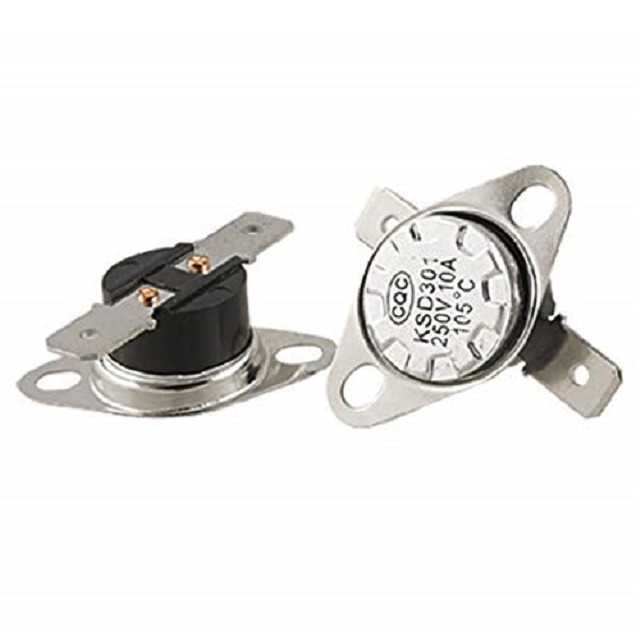 Rơ Le Nhiệt KSD301 Từ 40°C Đến 150°C 250V 10A Thường Đóng