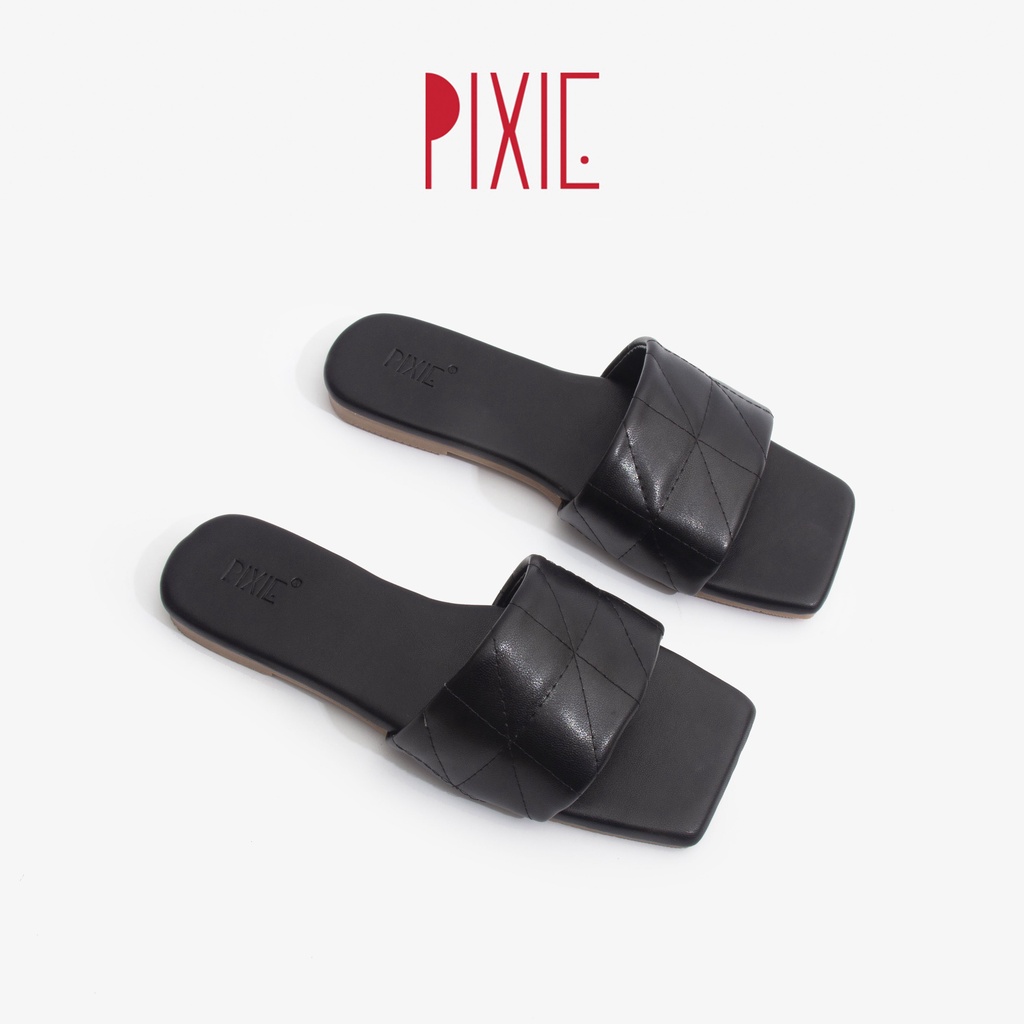 Dép Lê Bệt May Chần Chỉ Pixie X844