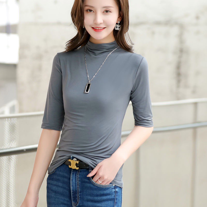 Áo giữ nhiệt nữ thu đông phong cách Hàn Quốc, Áo thun giữ nhiệt thu đông nữ dài tay | BigBuy360 - bigbuy360.vn