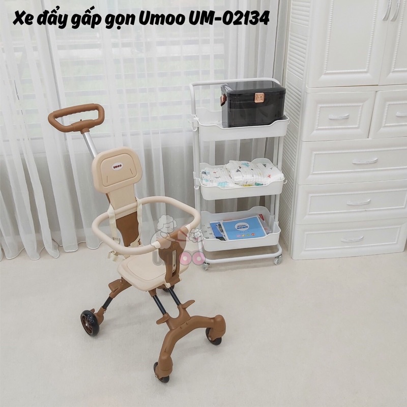 Xe đẩy đảo chiều gấp gọn Umoo / vovo/playkids/ Kinlee Hàng chính hãng