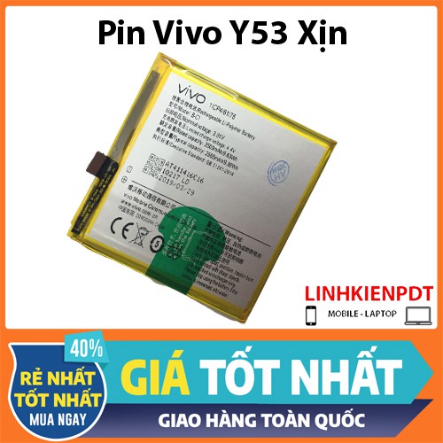 Pin Vivo Y53 (Vivo 1606) 2565mAh