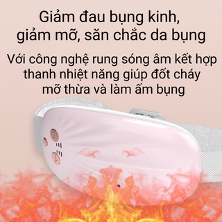 Đai massage giảm mỡ bụng Warm Palace Belt, máy giảm đau bụng kinh bản Plus 2022