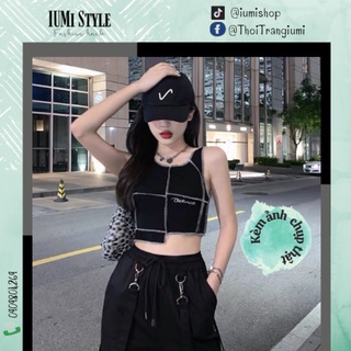Áo Croptop Nữ Ba Lỗ Cá Tính Cực Ngầu Cực Chất