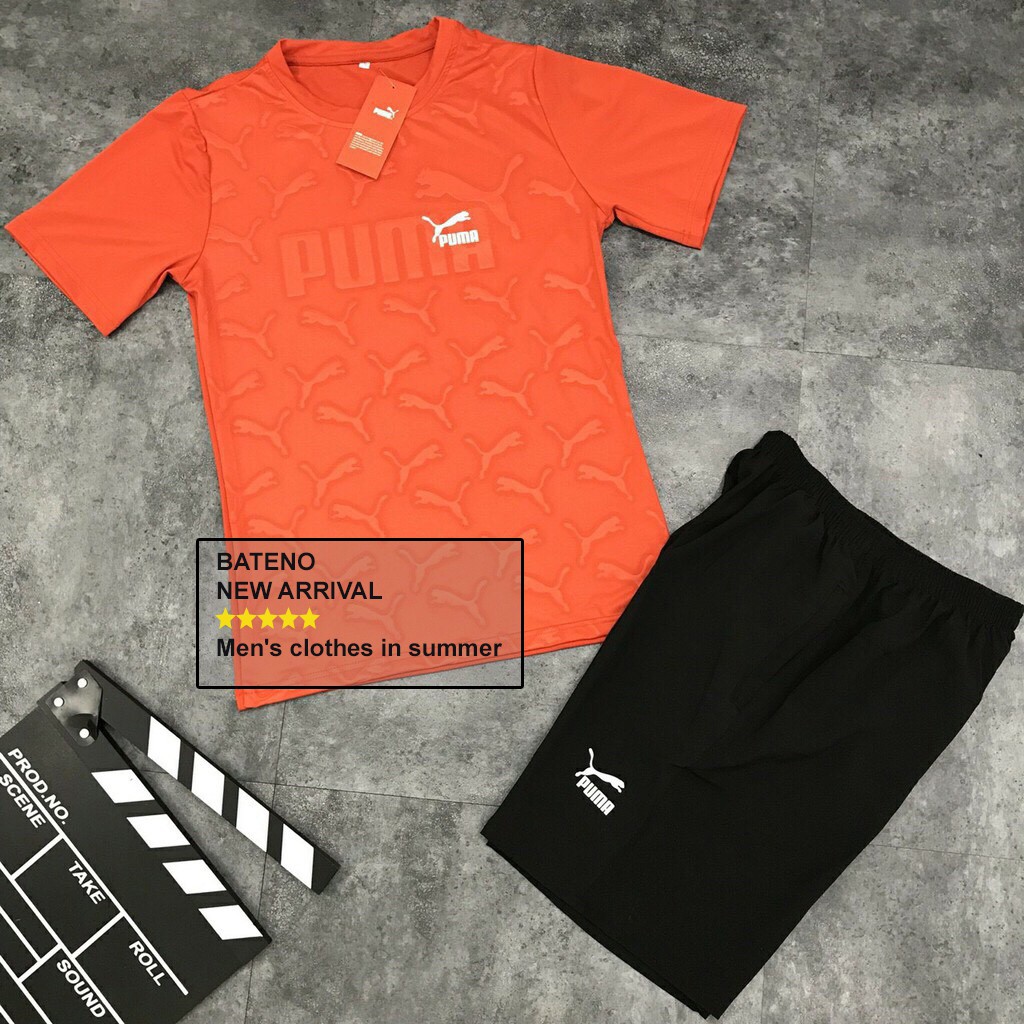 Bộ Quần Áo Thể Thao Cộc Tay VS2 Vân Báo Mềm Mại Cao Cấp | BigBuy360 - bigbuy360.vn