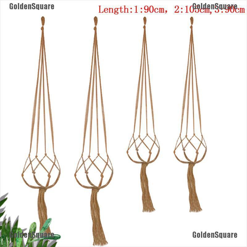 Giá Đỡ Chậu Cây Dây Bện Treo Trang Trí